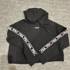 FILA フード付きスウェット ブラック