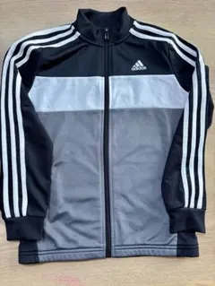 adidas ジャージ キッズ140 トラックジャケット 黒