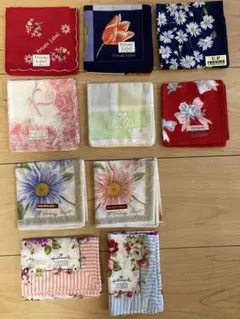 ハンカチ10枚セット　Private Label レノマ　ニナリッチ　クレージュ