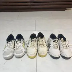 아식스 3켤레 핸드볼 슈즈 24.5CM