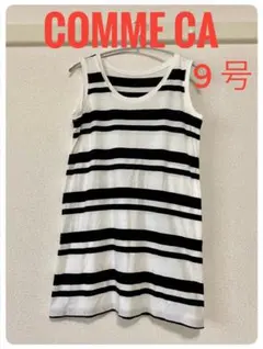 良品 コムサ COMME CA タンクトップ ボーダー 夏 ノースリーブのサムネイル