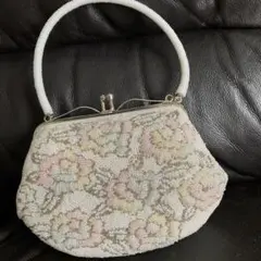 昭和レトロ‼️ 総ビーズ　小ぶりなバック