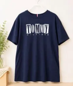 トミーヒルフィガー　ロゴ半袖Tシャツ　紺　152のサムネイル