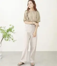 ボリュームスリーブドッキングTシャツのサムネイル