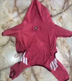 ほぼ未使用♪ 犬用レインコート XXL 濃いピンク｜雨の日のお散歩に