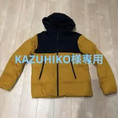 【TIGORA】ダウンジャケット XL 黒/オレンジ