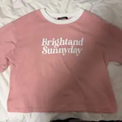 アベイル　ロゴプリント 半袖Tシャツ ピンク L