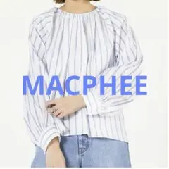新品】MACPHEE コットン100%クルーネックスナップカーディガン - メルカリ