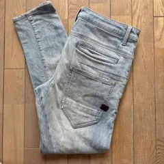 D-STAQ 3D SKINNY W29 ダメージ他にリペアあり