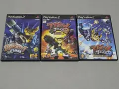 ラチェット&クランク 1 2 3 PS2 3本セット