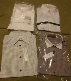 ※まもなく削除！　新品未使用　メンズ ワイシャツ 4枚　セット　S　ユニクロ　他