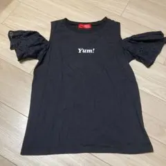 repipi armarioオフショルダー黒Tシャツ Mサイズ
