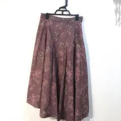 31 Sons de mode 花柄 アシンメトリー フレアスカート S