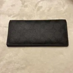 COACH コーチ 長財布 シグネチャー ブラック メンズ