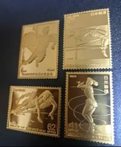 松本徽章工業 純金 金属工芸品 純金/純銅 プレート 3セット まとめて