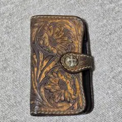 WILDHEARTS レザー手帳型iPhoneケース