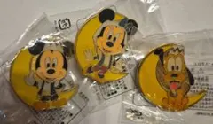 ミッキー ミニー プルート ピンバッジ 3個セット