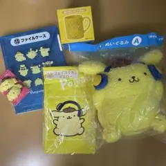 ポムポムプリン当たりくじ　30周年　サンリオ当たりくじ　5点セット