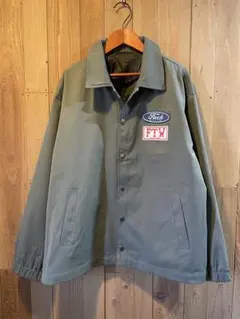 WAX ワックス コーチジャケット ナイロンジャケット LARGE ブラウン