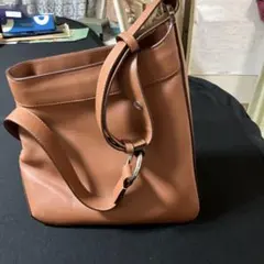 MARN Iレザーブラウンショルダーバッグ