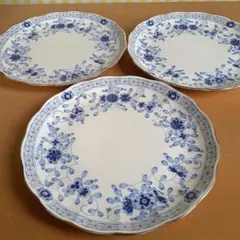 【ナルミ】ミラノ　ケーキプレート　　　19cm　3点