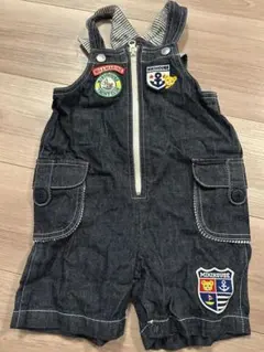 miki HOUSE デニムオーバーオール 90