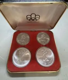1976 カナダオリンピック記念銀貨 4枚セット - メルカリ