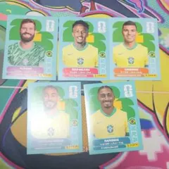 PANINI FIFA World Cup 2026 ステッカー 5枚 BRA