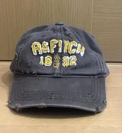 Abercrombie & Fitch ブラウン キャップ ダメージ加工のサムネイル
