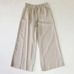 【新品タグ付】定価2.3万 コルディア 日本製 ドロスト ワイドパンツ 42