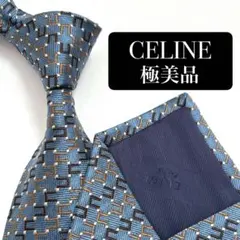 ✨極美品】CELINE セリーヌ ネクタイ シルバー トリオンフ C柄 結婚式