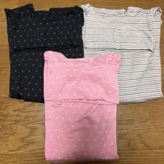 UNIQLO（140cm/3枚セット）タートルネックヒートテック