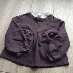 アプレレクール♡トレーナー長袖 110 さくらんぼ柄 キッズ