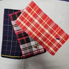 ポロ チェック柄ハンカチセット