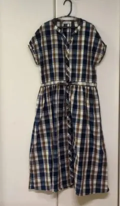 美品 シャツワンピース チェック柄 AfternoonTea