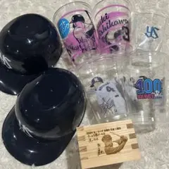 ヤクルトスワローズ/木枡/ミニヘルメット/オリジナルカップまとめ売り