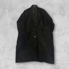 80s ISSEYMIYAKE ウールコート ダークネイビーのサムネイル