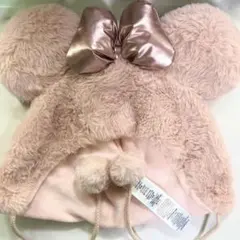 ミニー耳付きピンク帽子 ファンキャップ パリディズニー