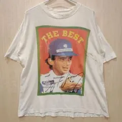 難有り　80年代 90年代 MR アイルトンセナ F1 半袖 Tシャツ