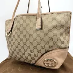 ✨美品・正規品✨GUCCI グッチ ニューブリット トートバッグ GGキャンバス