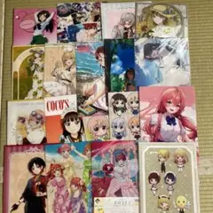 マンガ　アニメ　女性キャラ　クリアファイル　まとめ売り