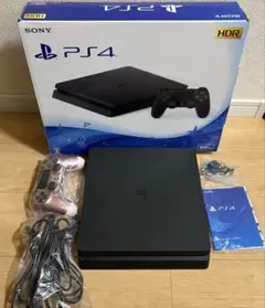 SONY PS4 本体 500GB HDR コントローラー1個 disk 2枚付