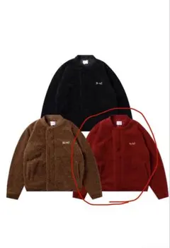 【大人気】BlessÜ 赤 フリースジャケット