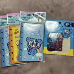 エンジェルブルー セリア フレークステッカー シール帳