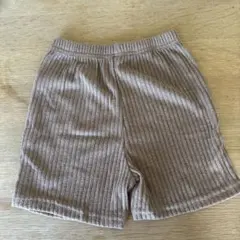 SHEIN ベビースパッツ 6Y ベージュ リブ編み