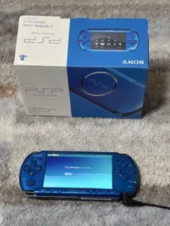 PSP-3000 バイブラントブルー　箱付き おまけ