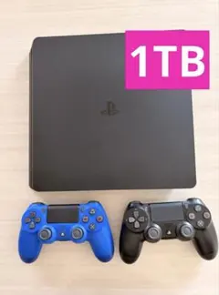 PS4本体1TB、純正コントローラー(DUALSHOCK 4)2個