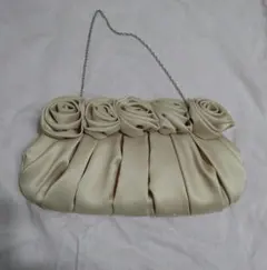 【値下げ】 レディース クラッチバッグ ベージュ