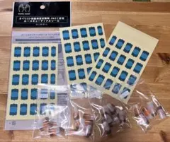 ネイリスト検定 ☆キューティクルシール☆貼り付け済チップ