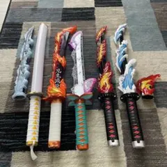 BANDAI 鬼滅の刃 DX日輪刀 5本セット